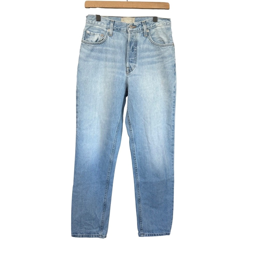 Everlane The 90s Cheeky Jean Womens 27 Regular‎ Light Wash Organic Cotton Blue